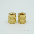 Molded copper nut knurled brass insert nut